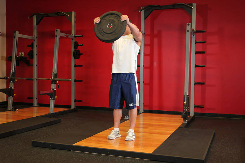 Élévations frontales barre - position finale