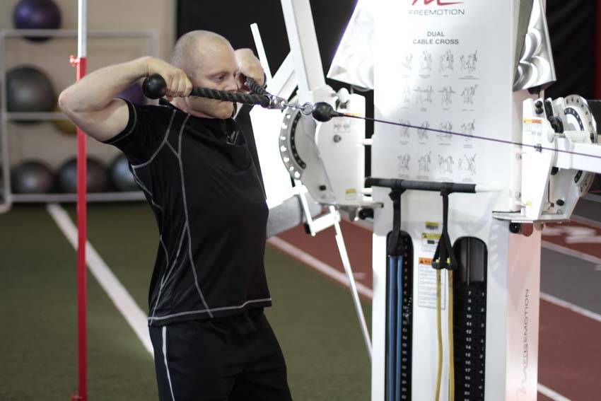 Face pull câble - position finale