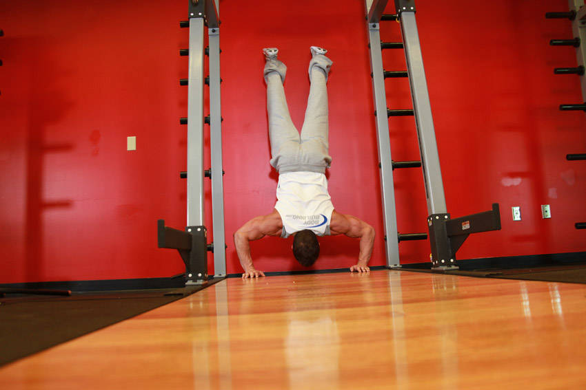 Handstand push-up - position finale