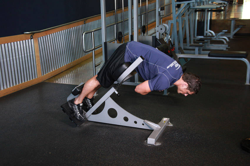 Hyperextension - position finale