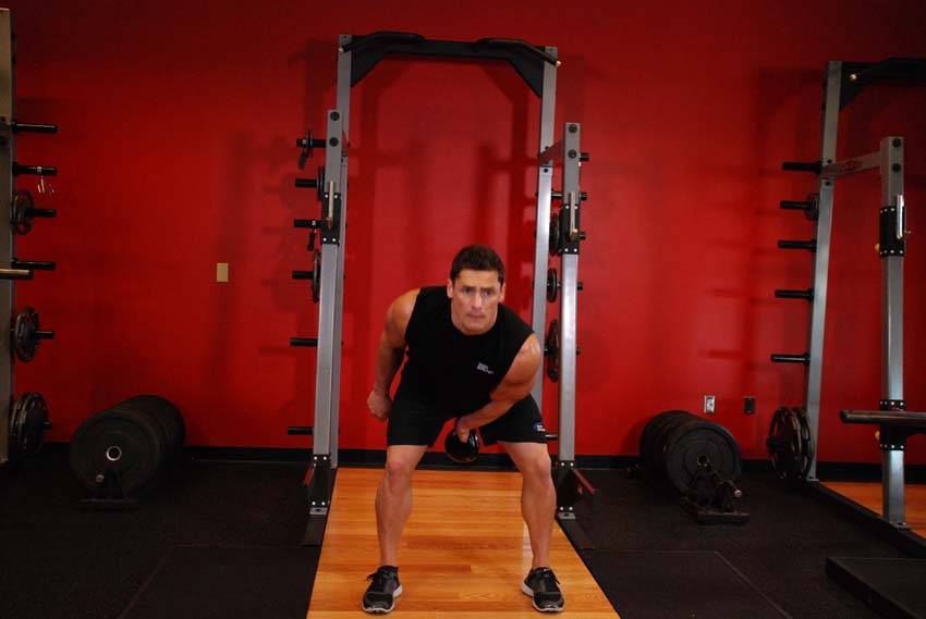 Kettlebell swing - position finale