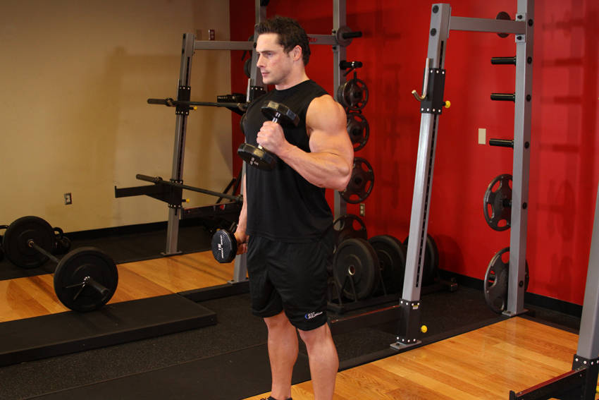 Curl marteau câble corde - position finale