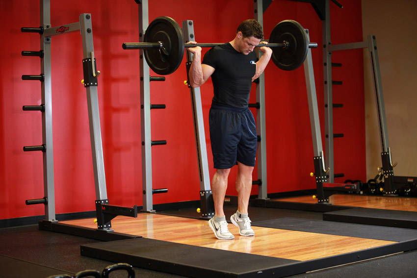 Mollets debout machine - position finale