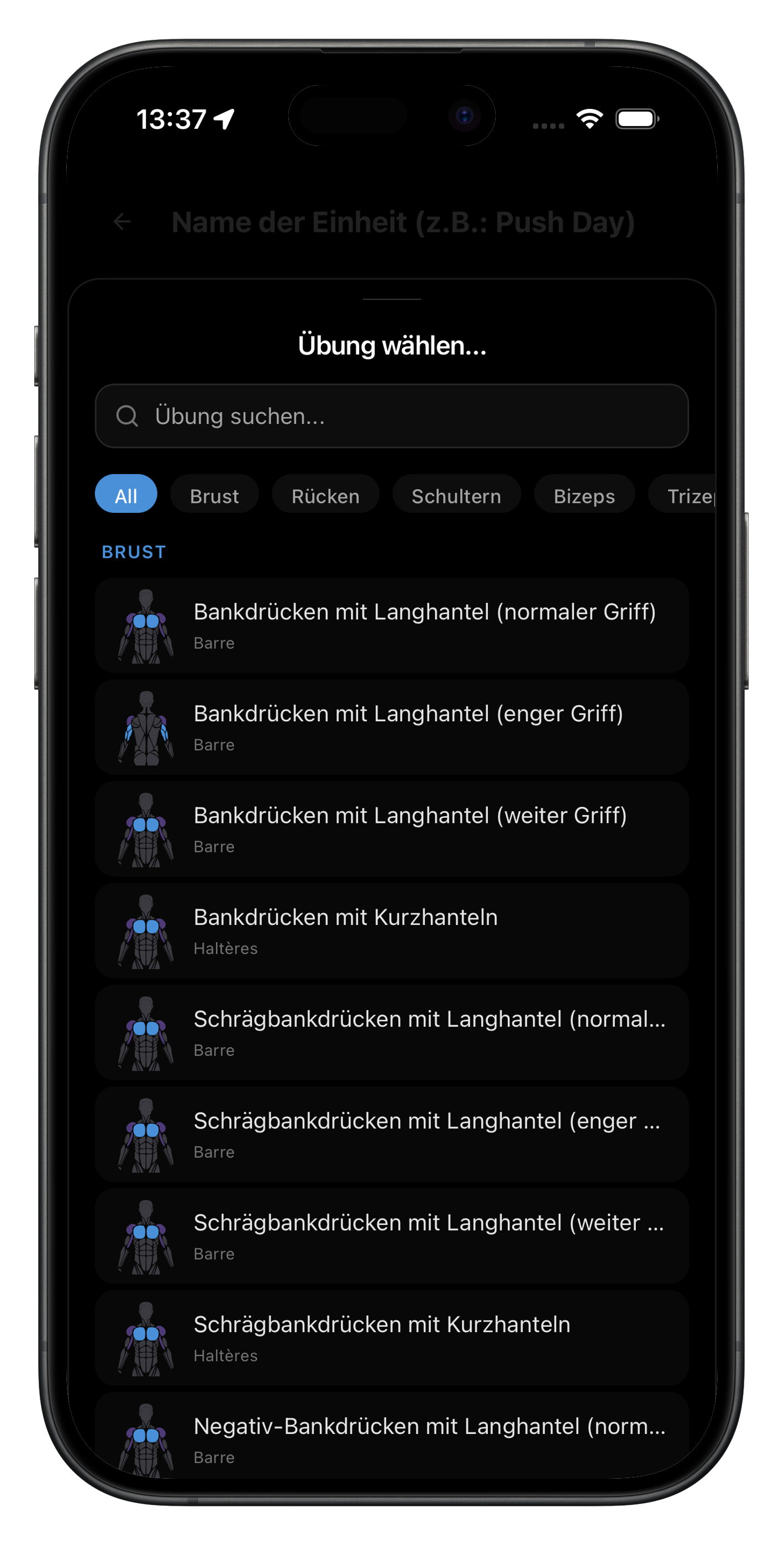 Übungsdatenbank AIVancePro