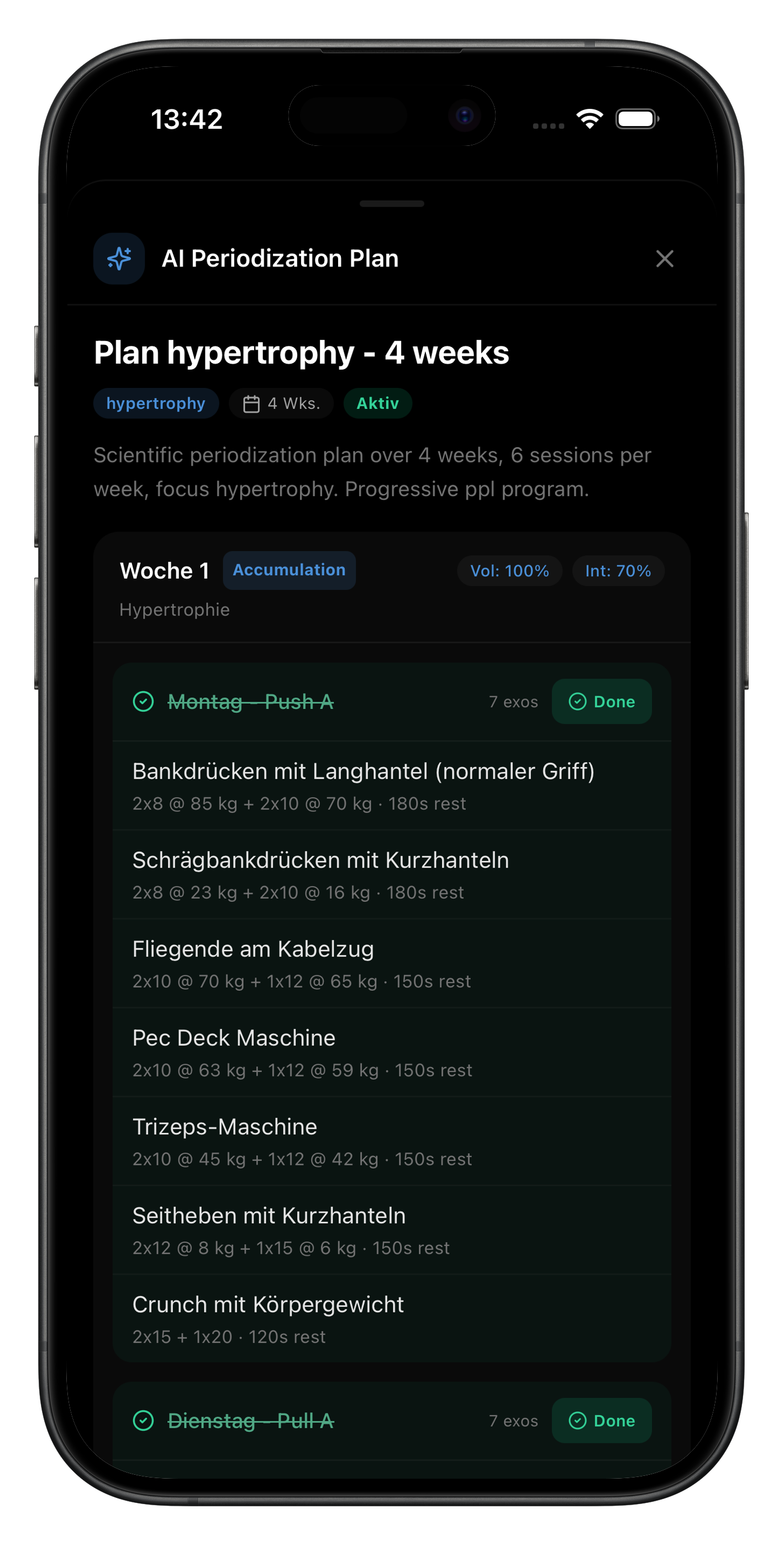 Fortschrittsverfolgung AIVancePro