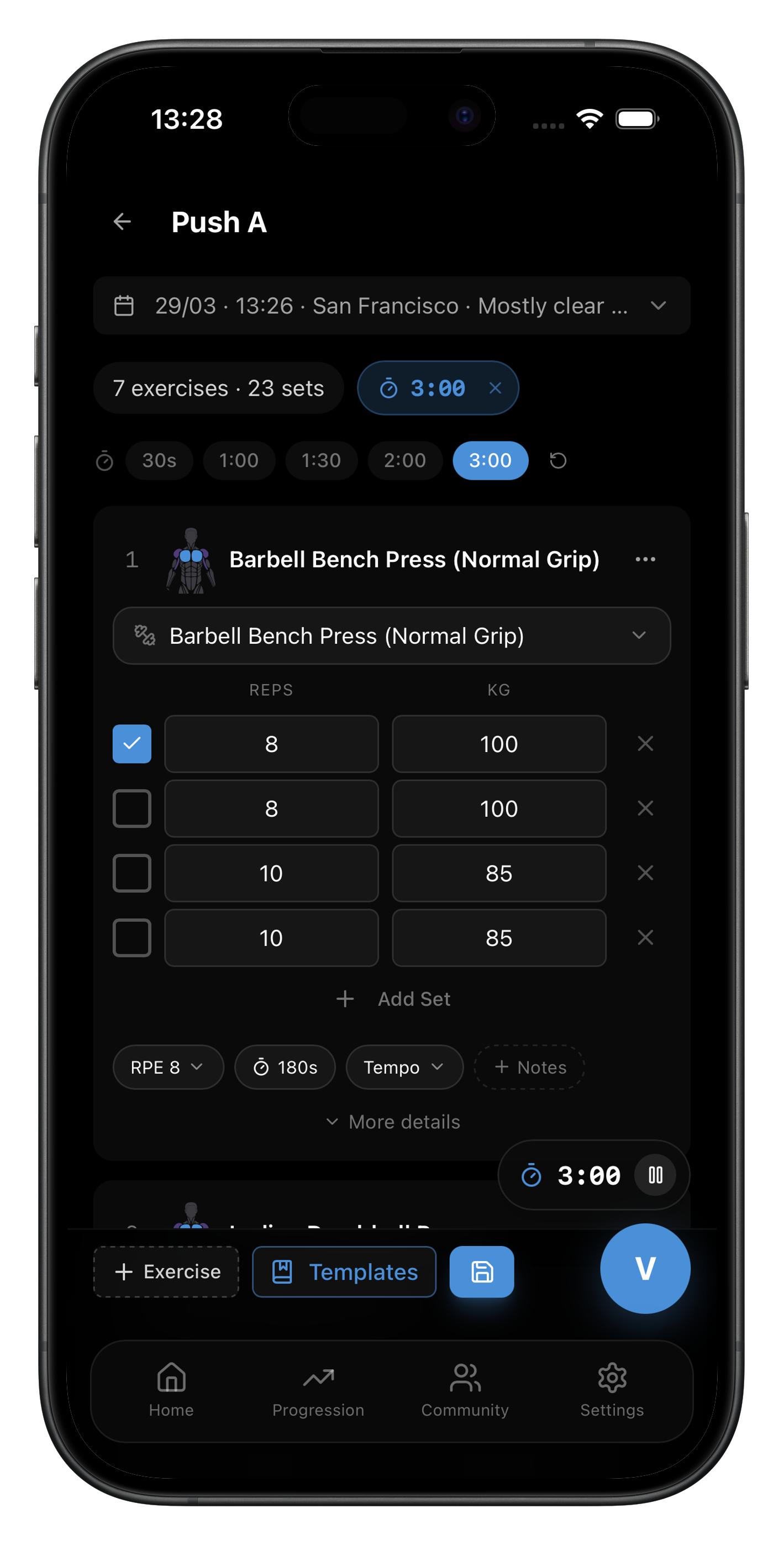 Rest Timer AIVancePro