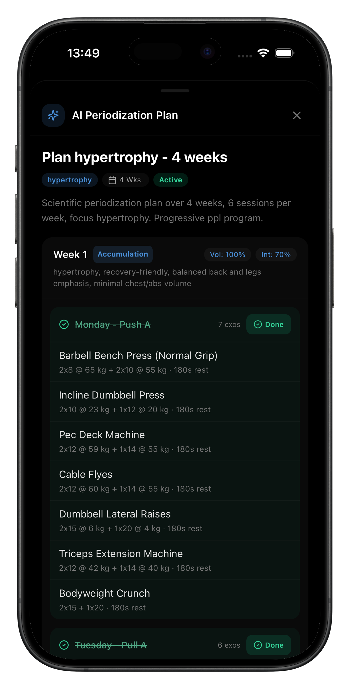 Progress Tracking AIVancePro